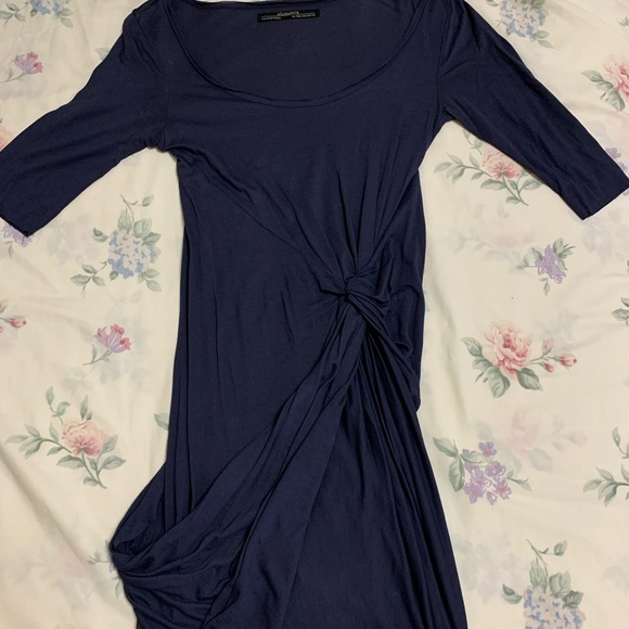 All Saints Twain Jersey Dress - Size 2 - Picture 2 of 6